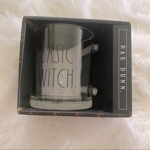 Rae Dunn Basic Witch Glass Mug